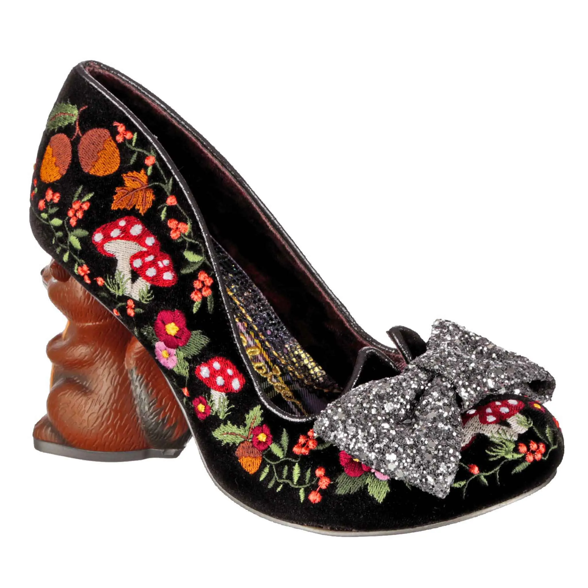 Irregular Choice Womens Forest Forager High Heels - Black