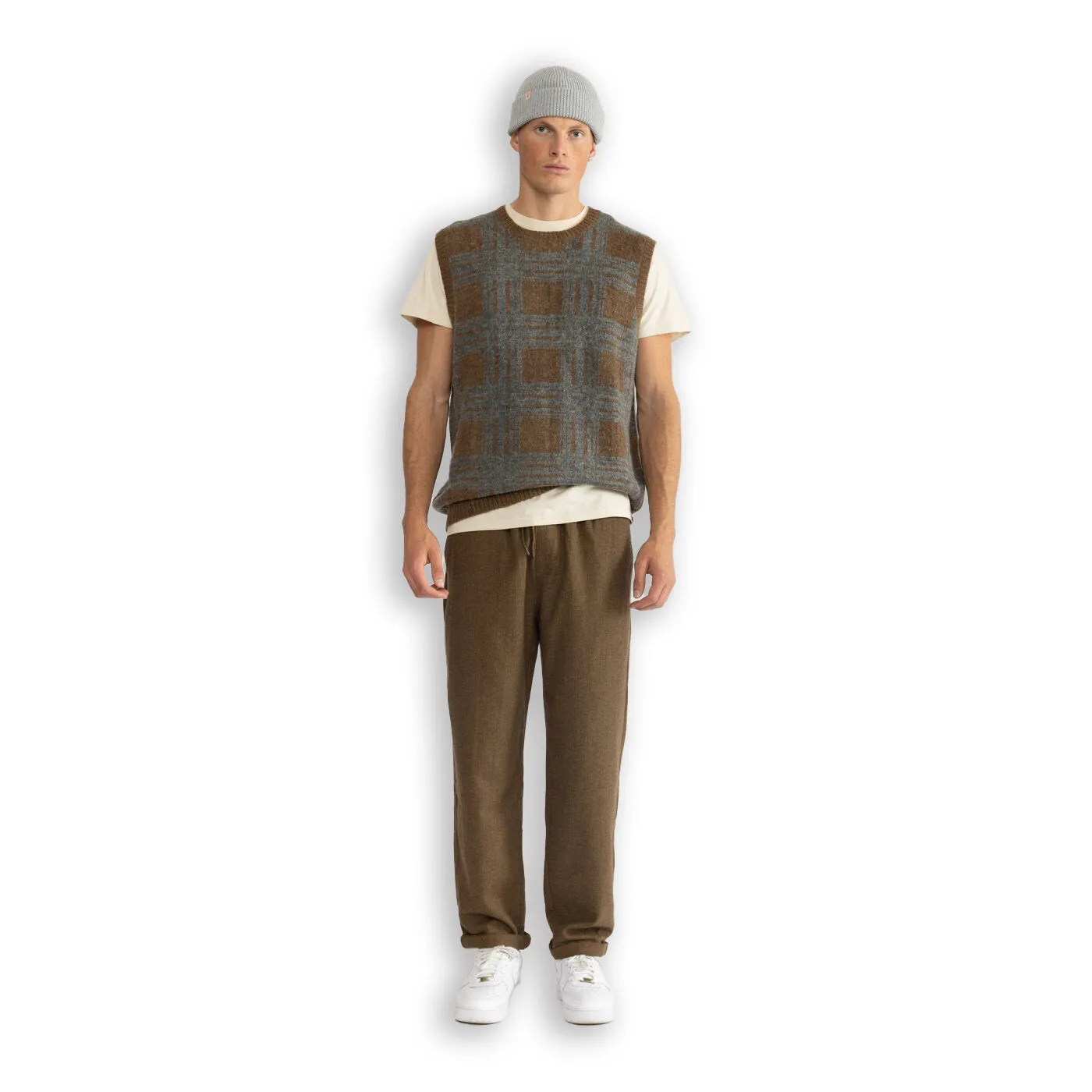 Loose Knit Gray Vest