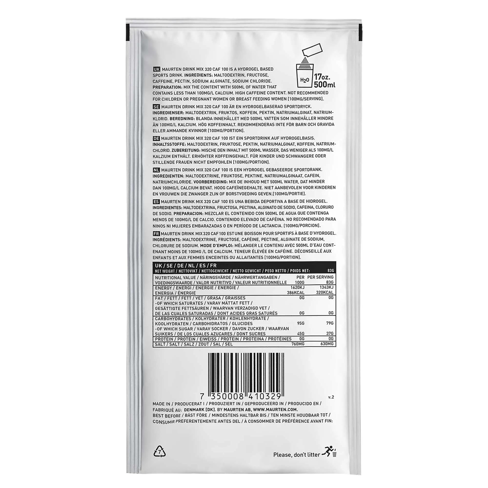 Maurten | Drink Mix 320 Caf 100 - 14 Servings