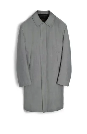 NOAH WOOL & MOHAIR GREY OVERCOAT