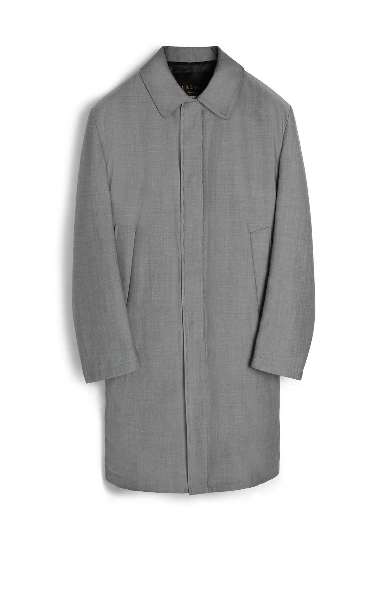 NOAH WOOL & MOHAIR GREY OVERCOAT