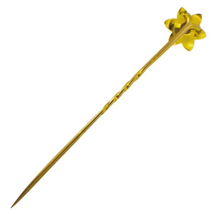 Pearl & Diamond Flower Tie Pin