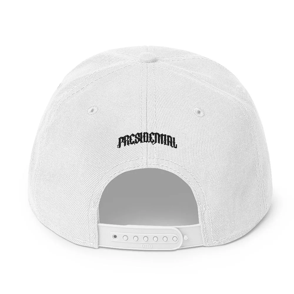 Presidential® Snapback Hat Black letter Presidential Logo