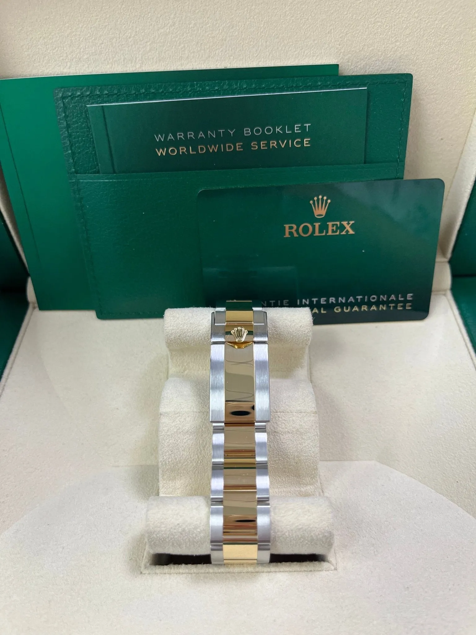 Rolex Daytona Yellow Gold and Steel Daytona Black Index Dial - Oyster Bracelet 126503