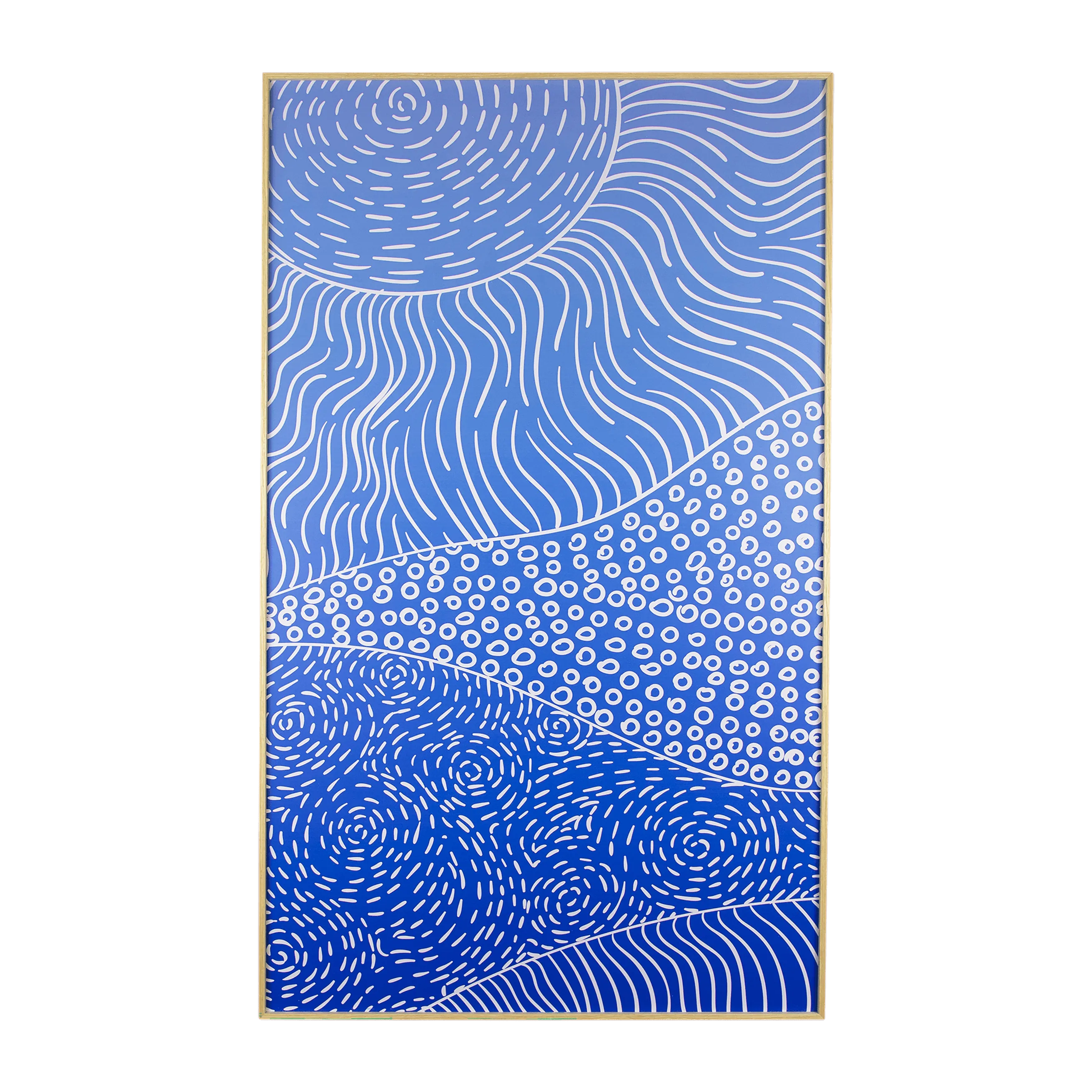 Sky Fall - 60 x 100cm Outdoor UV Wall Art with Beech Aluminium Frame