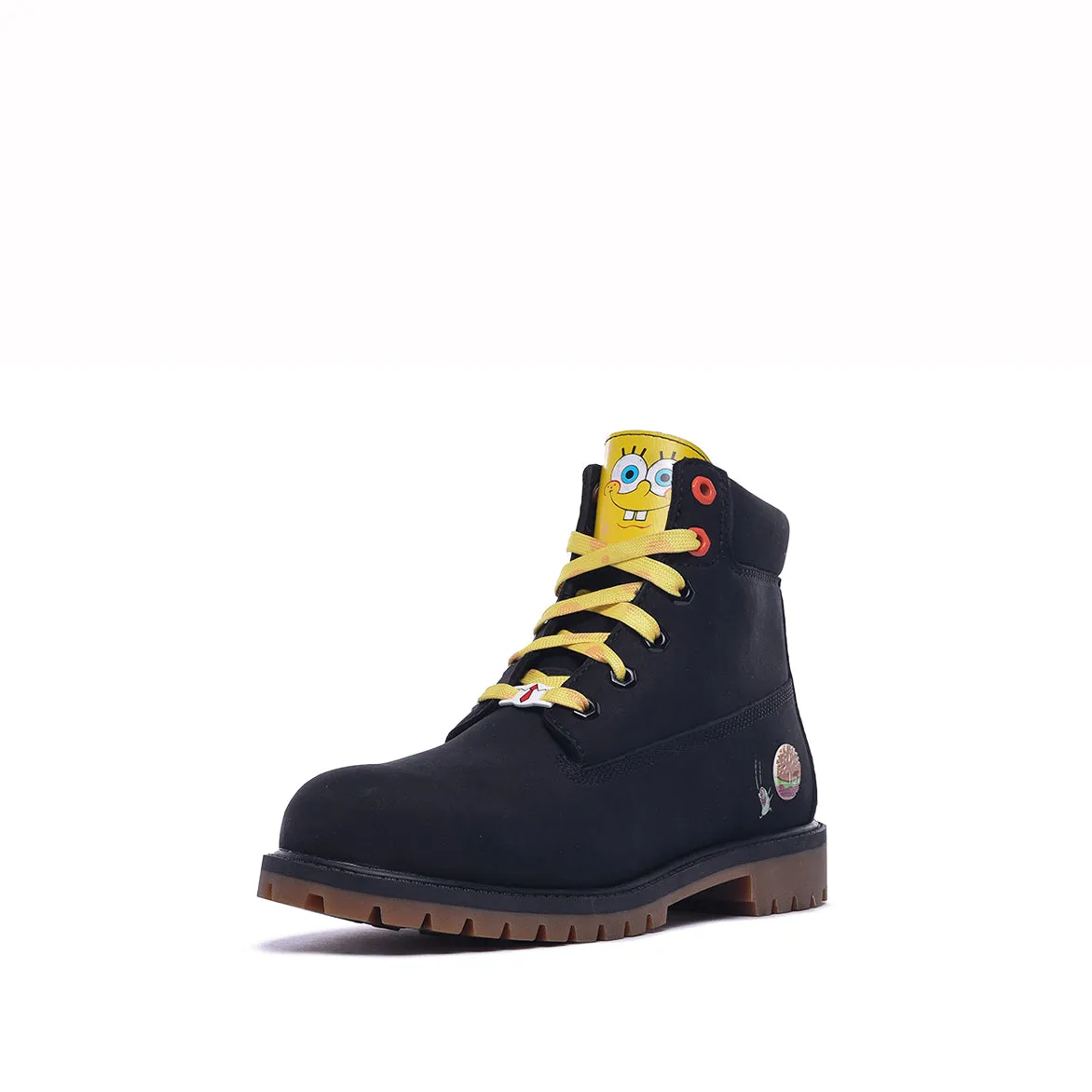 SPONGEBOB X TIMBERLAND 6" PRM BOOT (PS) - BLACK