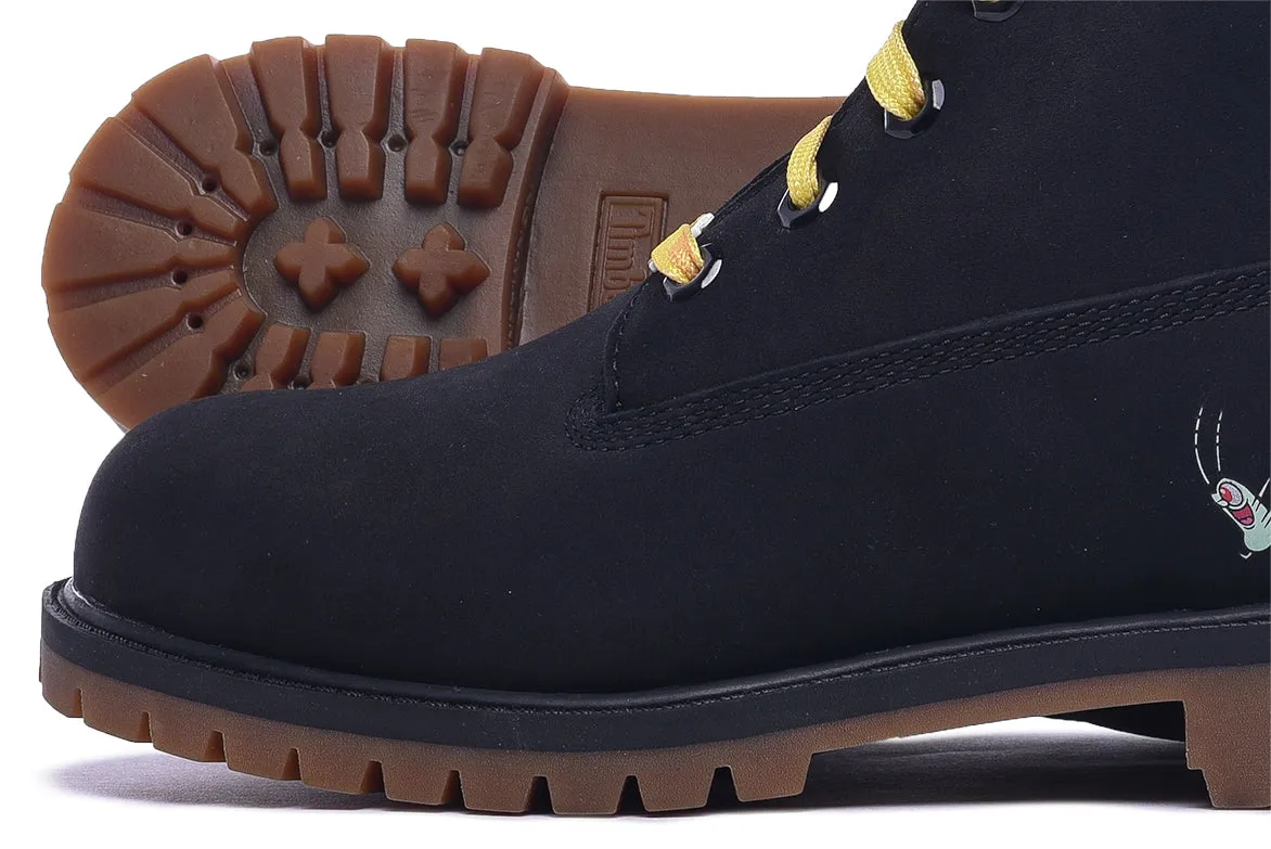 SPONGEBOB X TIMBERLAND 6" PRM BOOT (PS) - BLACK