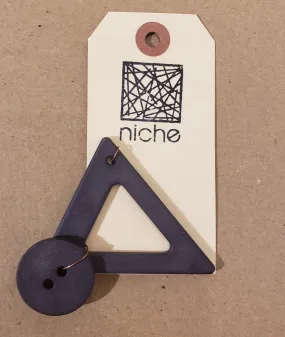 Triangular Purple Button