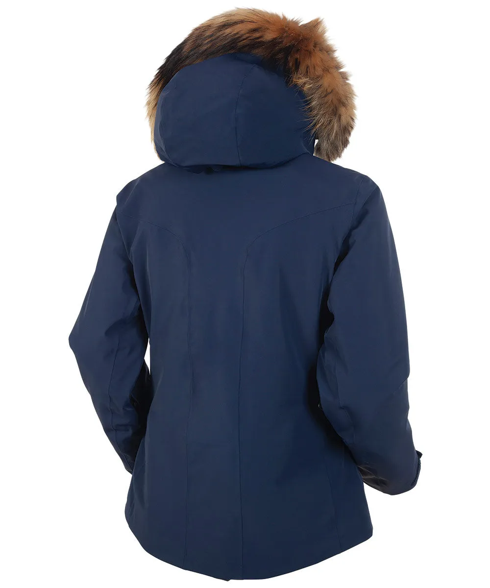 Women's Gia Insulated Jacket with Removable Fur Ruff