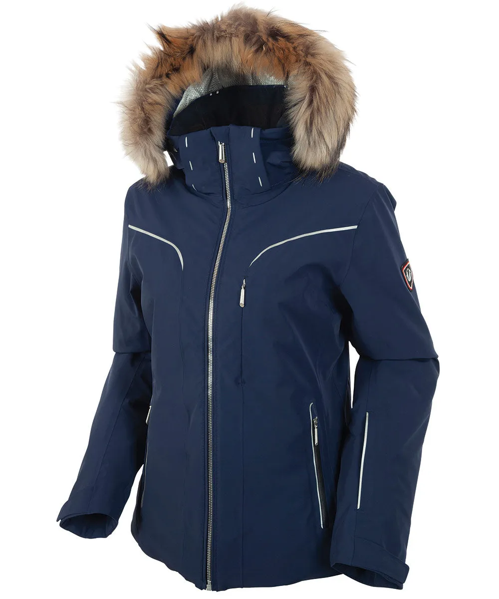 Women's Gia Insulated Jacket with Removable Fur Ruff