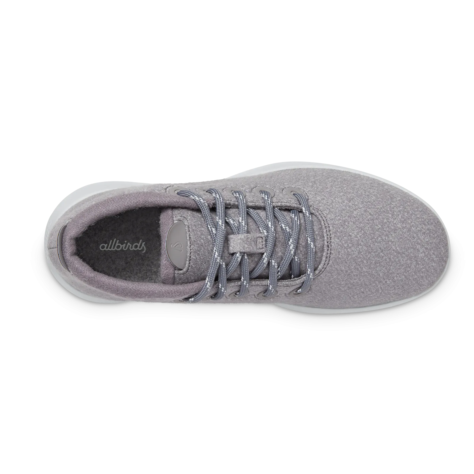 Women's Wool Runner-up Mizzles - Medium Grey (Light Grey Sole)