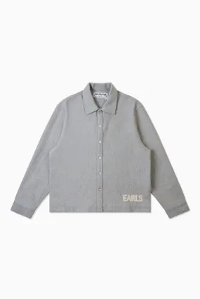 Wool Overshirt - Blue/Grey
